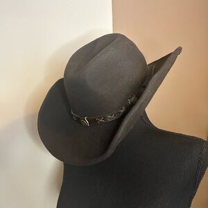 Twister | Brown 100% Wool Comfort Felt Dakota Style Cowboy Hat